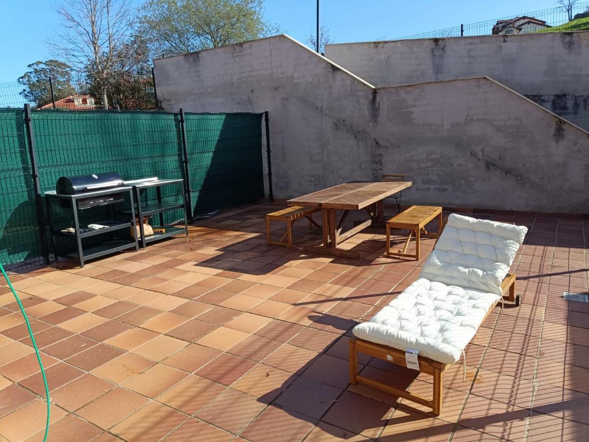 Apartamento Con Terraza Comillas Eksteriør bilde